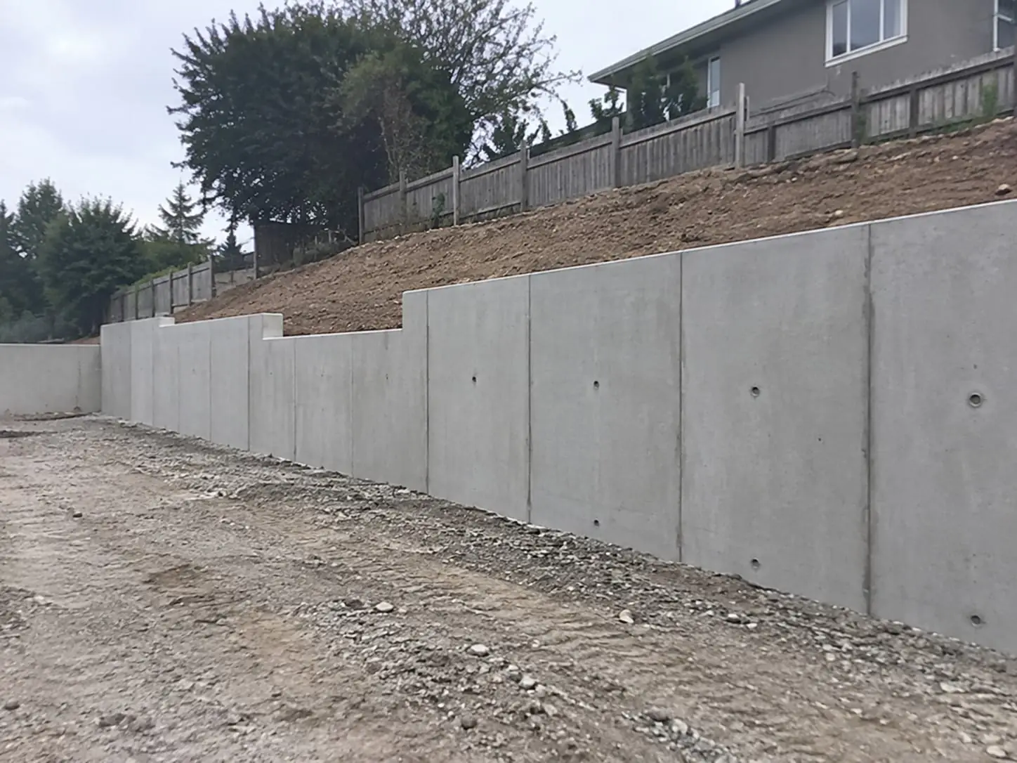 Concrete retaining walls in Darwin