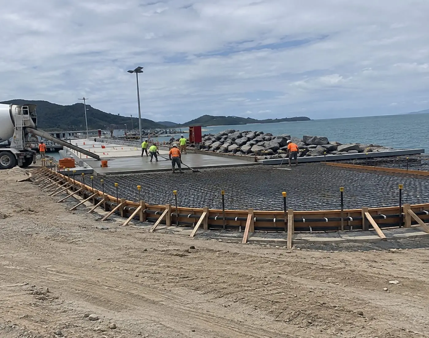 Concrete Layers work in Darwin