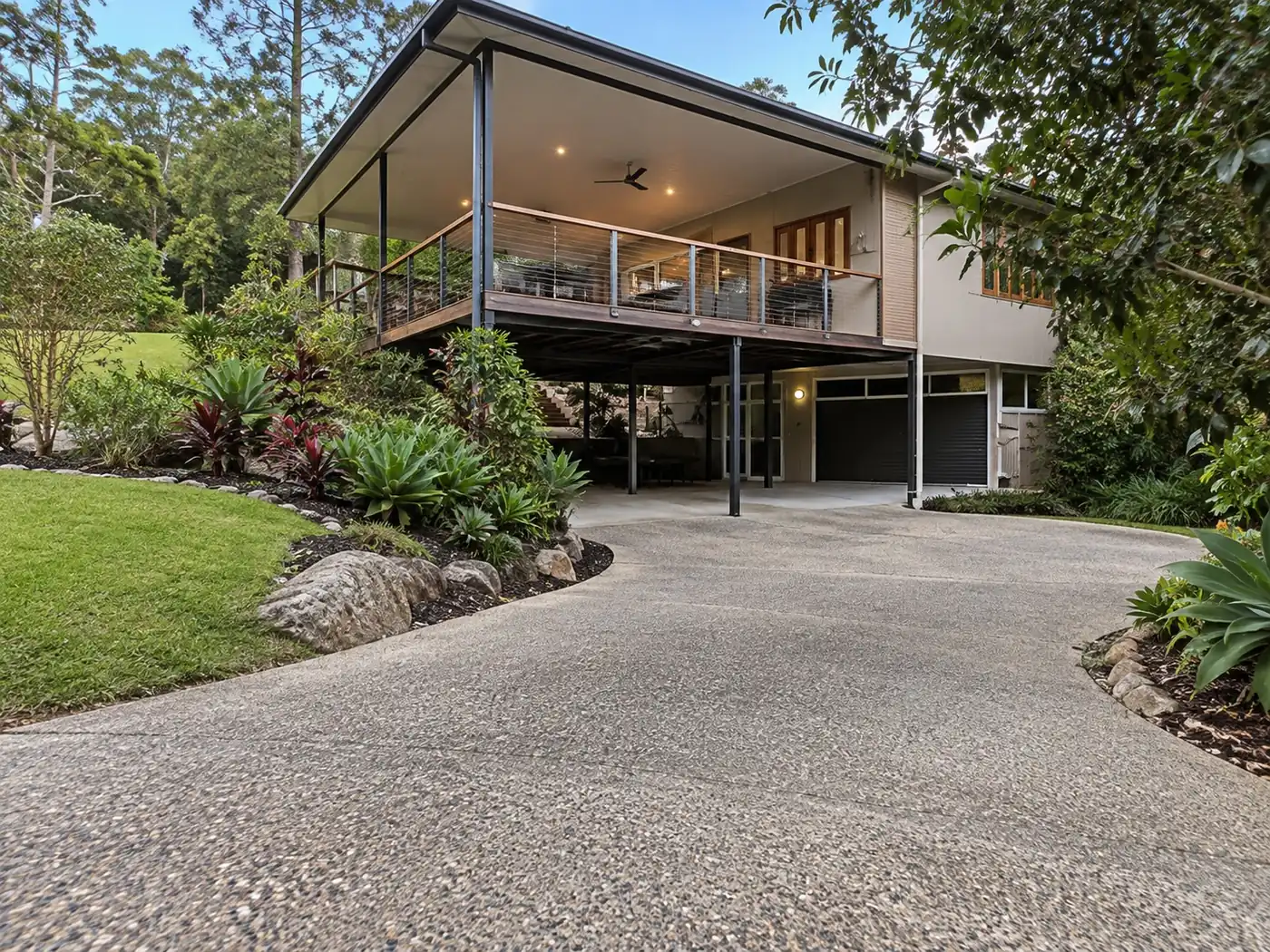 A concrete driveway we poured in Humpty Doo, Darwin