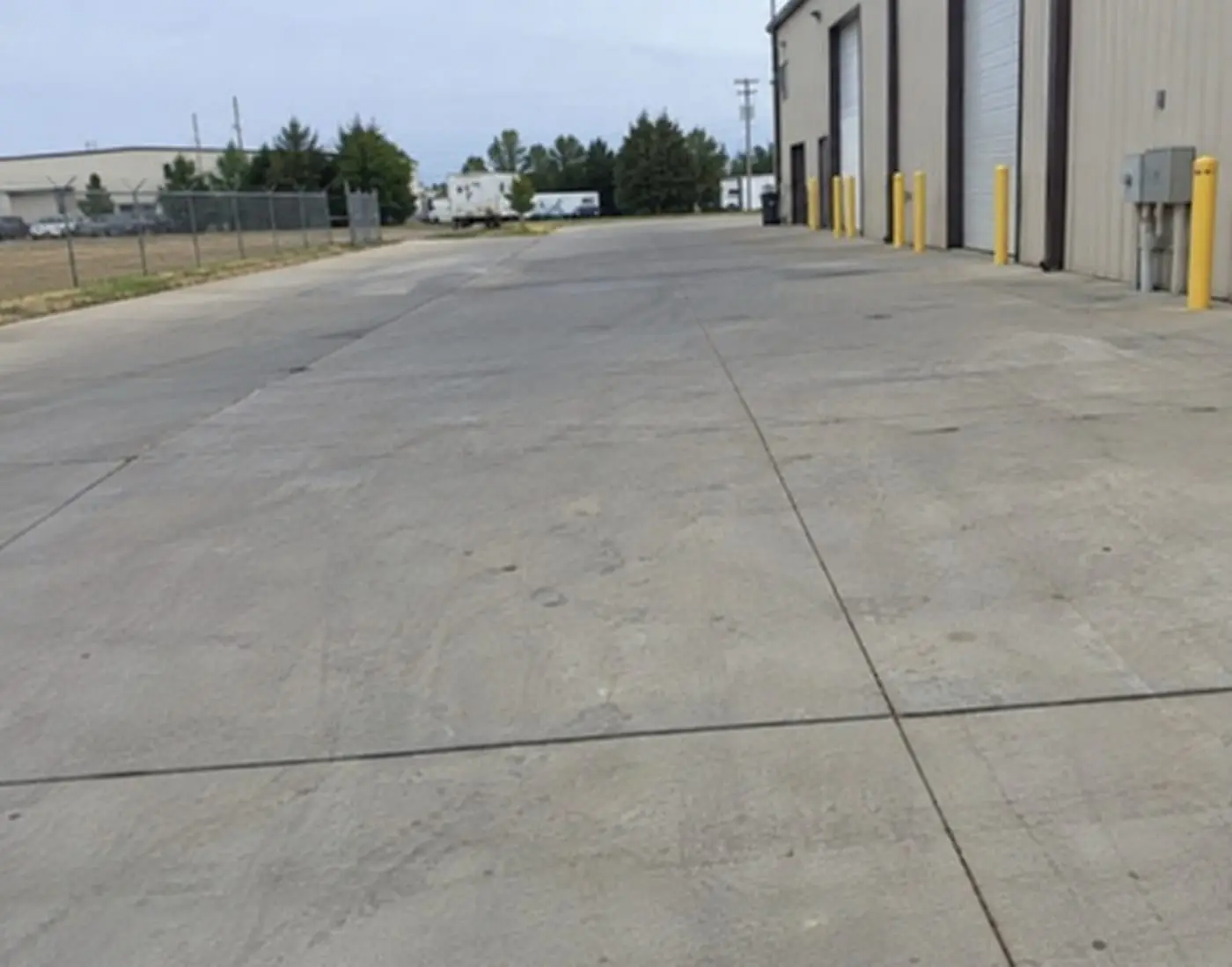 A concrete driveway we poured in Larrakeyah, Darwin